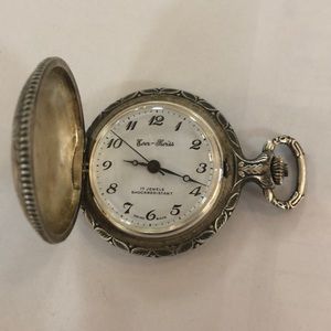 Ever-Swiss Antique Authentic Silver pocket watch